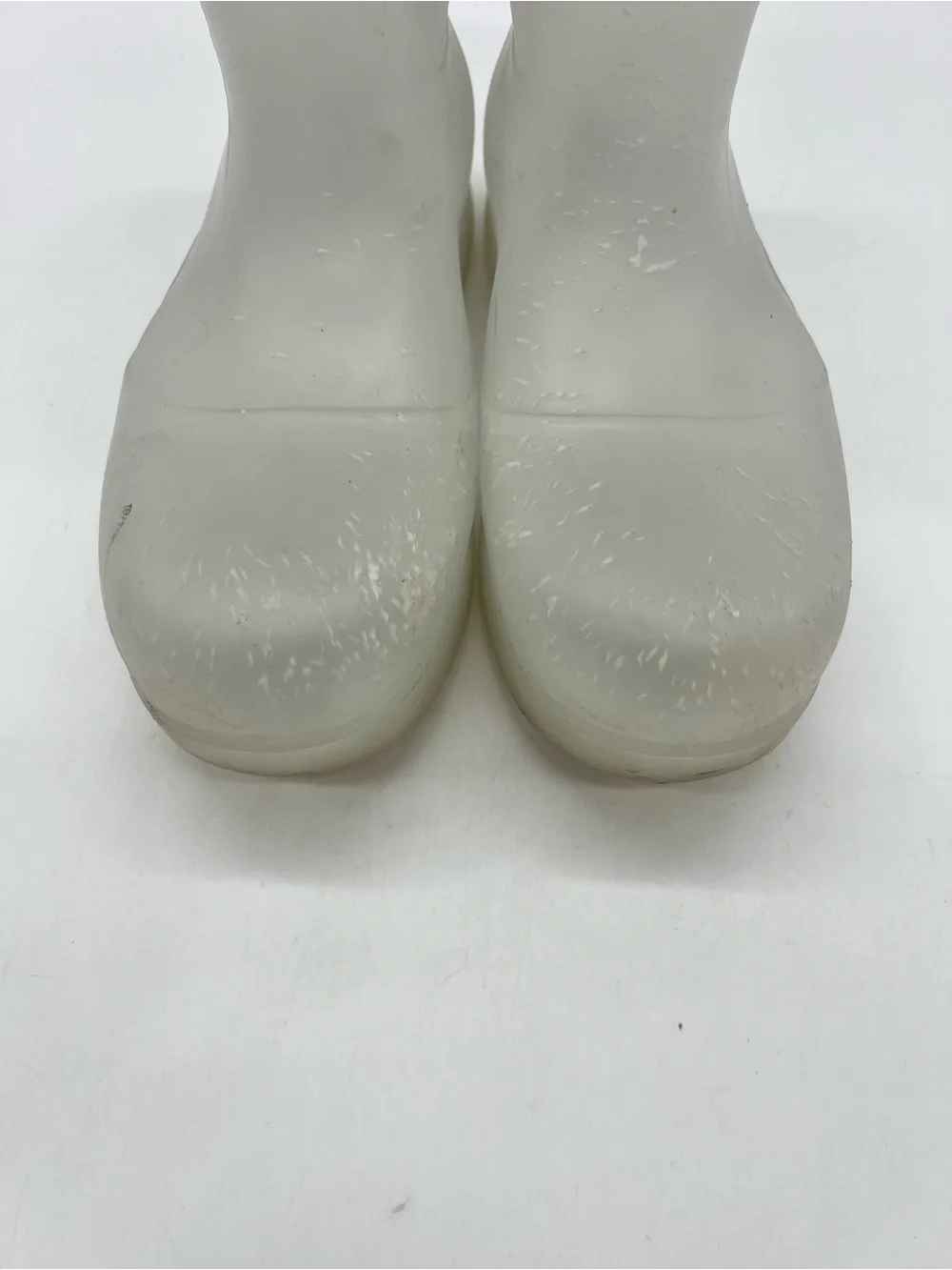 Bottega Veneta Icon Puddle Men’s Sz 43 Sz US 10 Clear Rubber Ankle Rain Boots.